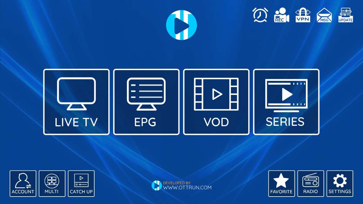 Splash-screen XCIPTV Player